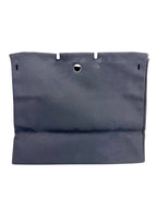 Hermès Black Toile and Leather XL Herbag W/ Spare Bag
