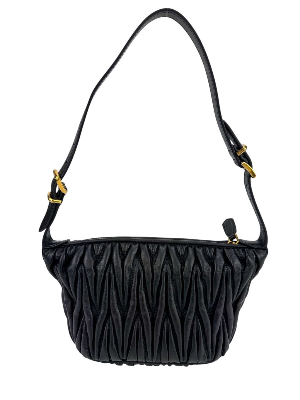 Miu Miu Black Nappa Wander Mini Bag