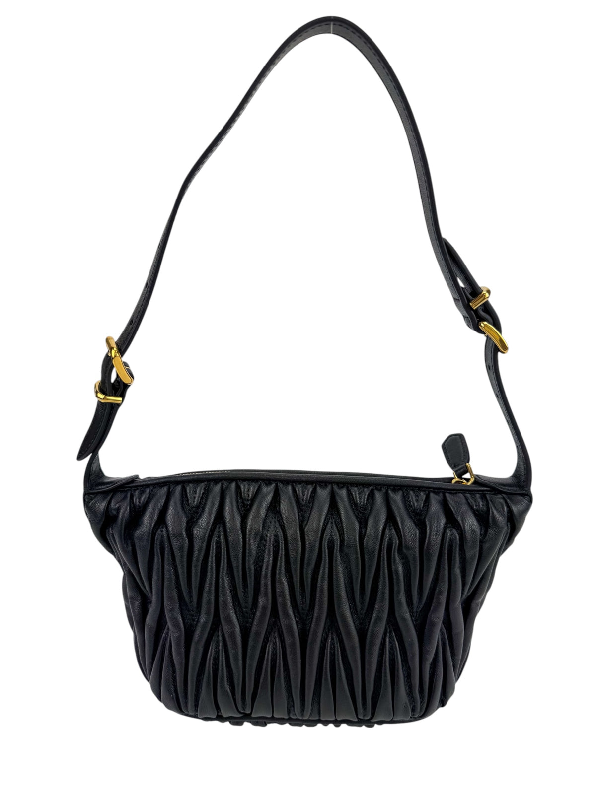 Miu Miu Black Nappa Wander Mini Bag