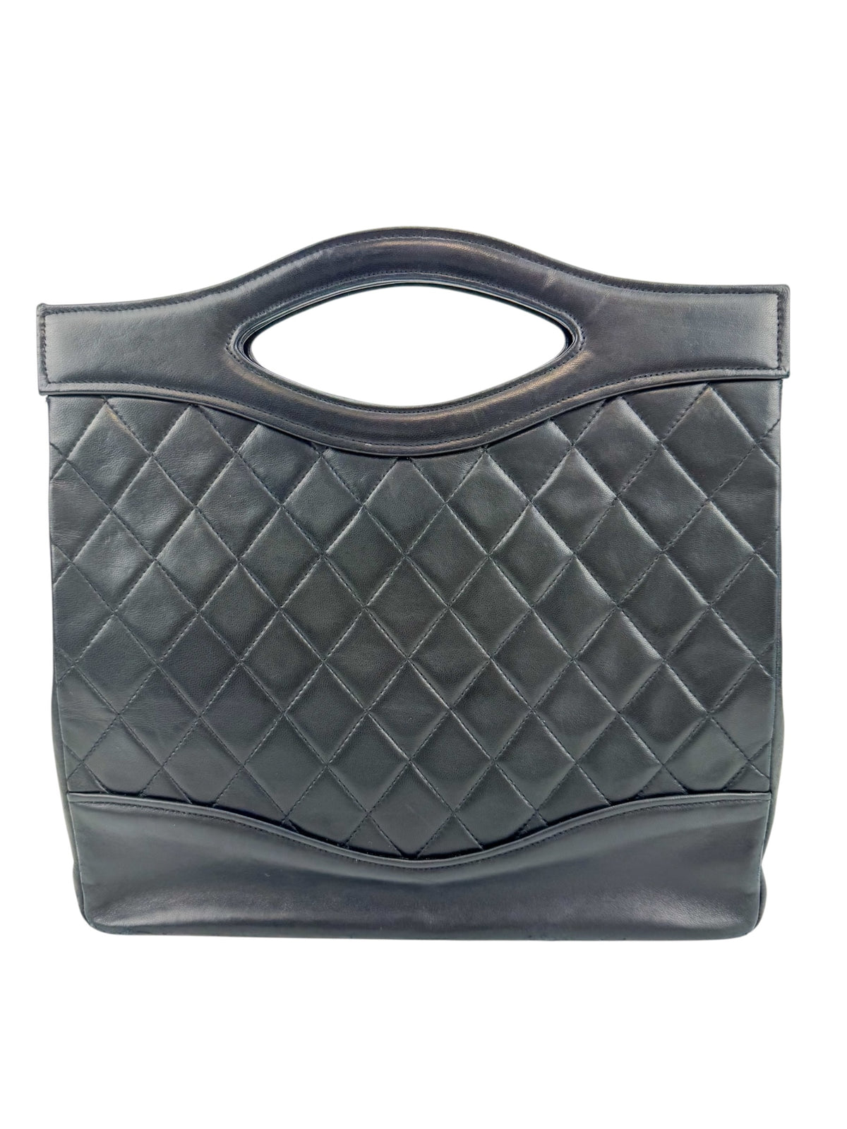 Chanel Vintage Black 31 Shopping Bag