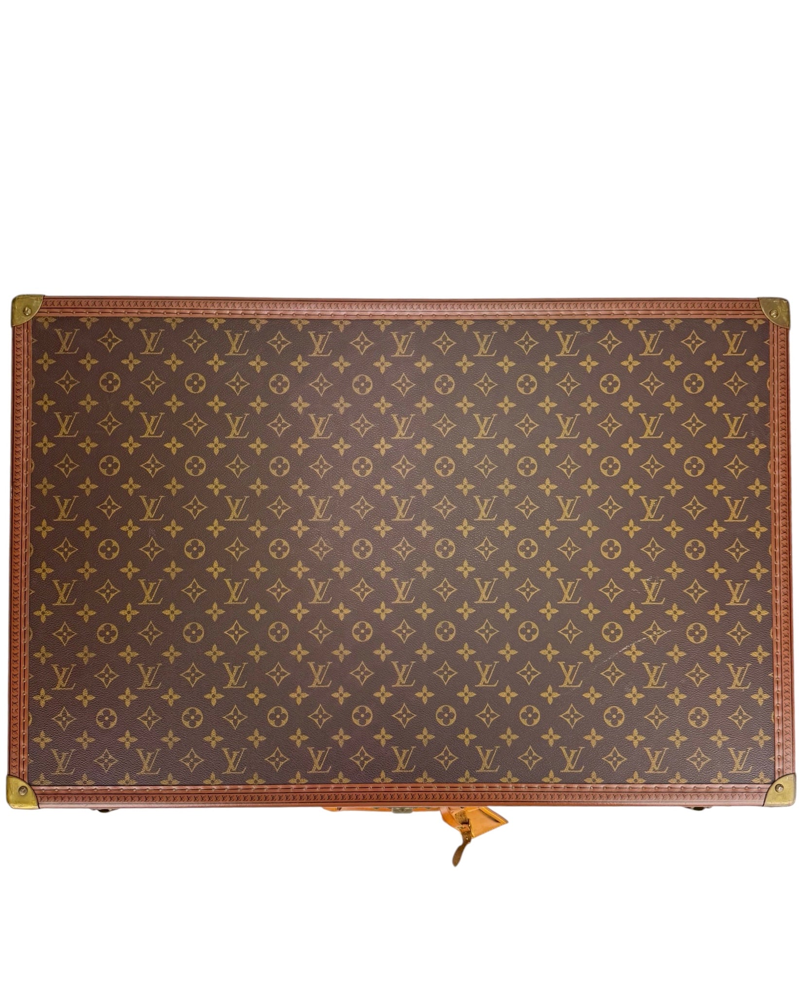 Louis Vuitton Vintage Monogram Alzer Trunk 75