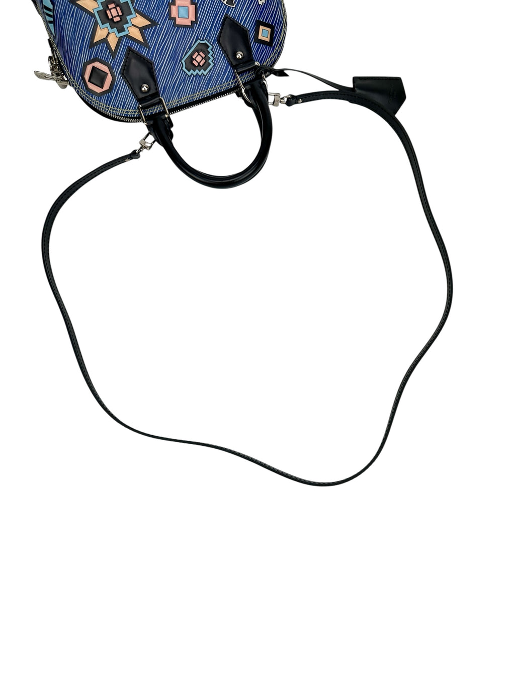 Louis Vuitton Blue Azteque Epi Alma BB W/ Strap (Limited Edition)