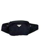 Prada Black Nylon Bum Bag