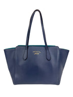 Gucci Blue Swing Tote