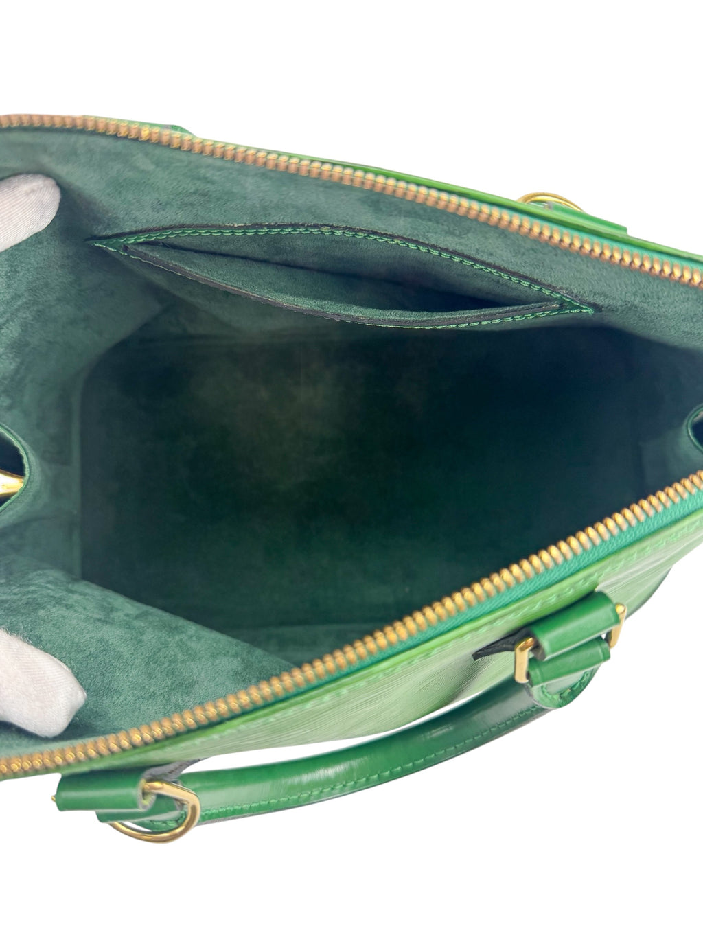 Louis Vuitton Green Epi Alma PM