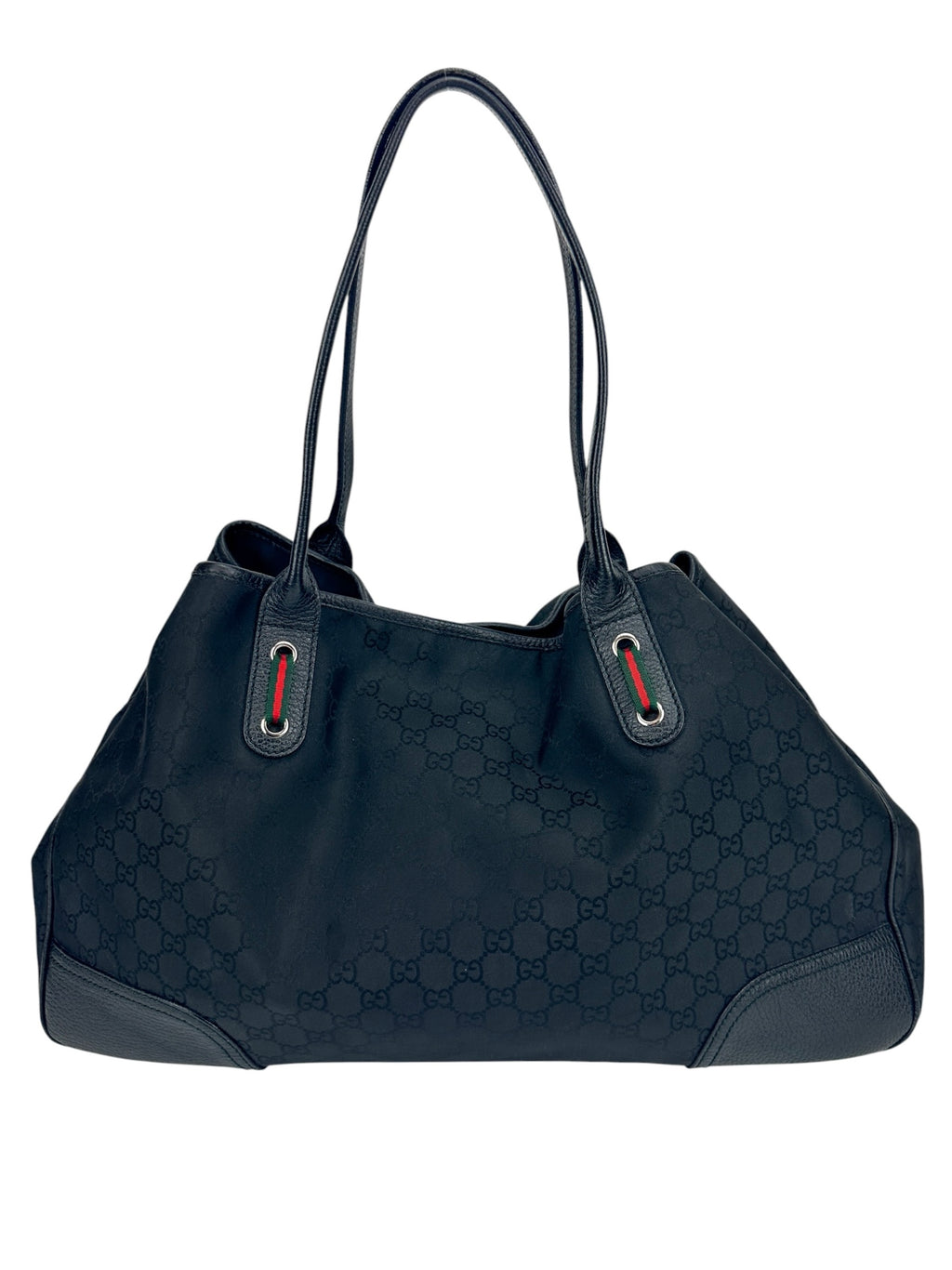 Gucci Black Canvas Princy Tote Bag