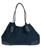Gucci Black Canvas Princy Tote Bag