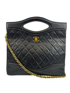Chanel Vintage Black Quilted Lambskin 31