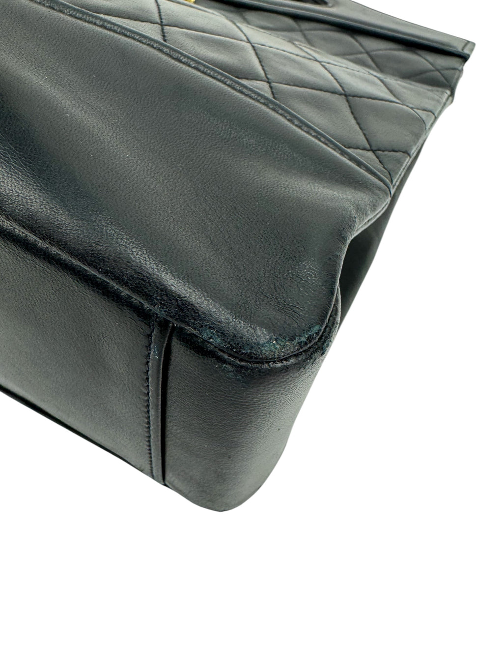 Chanel Vintage Black Quilted Lambskin 31