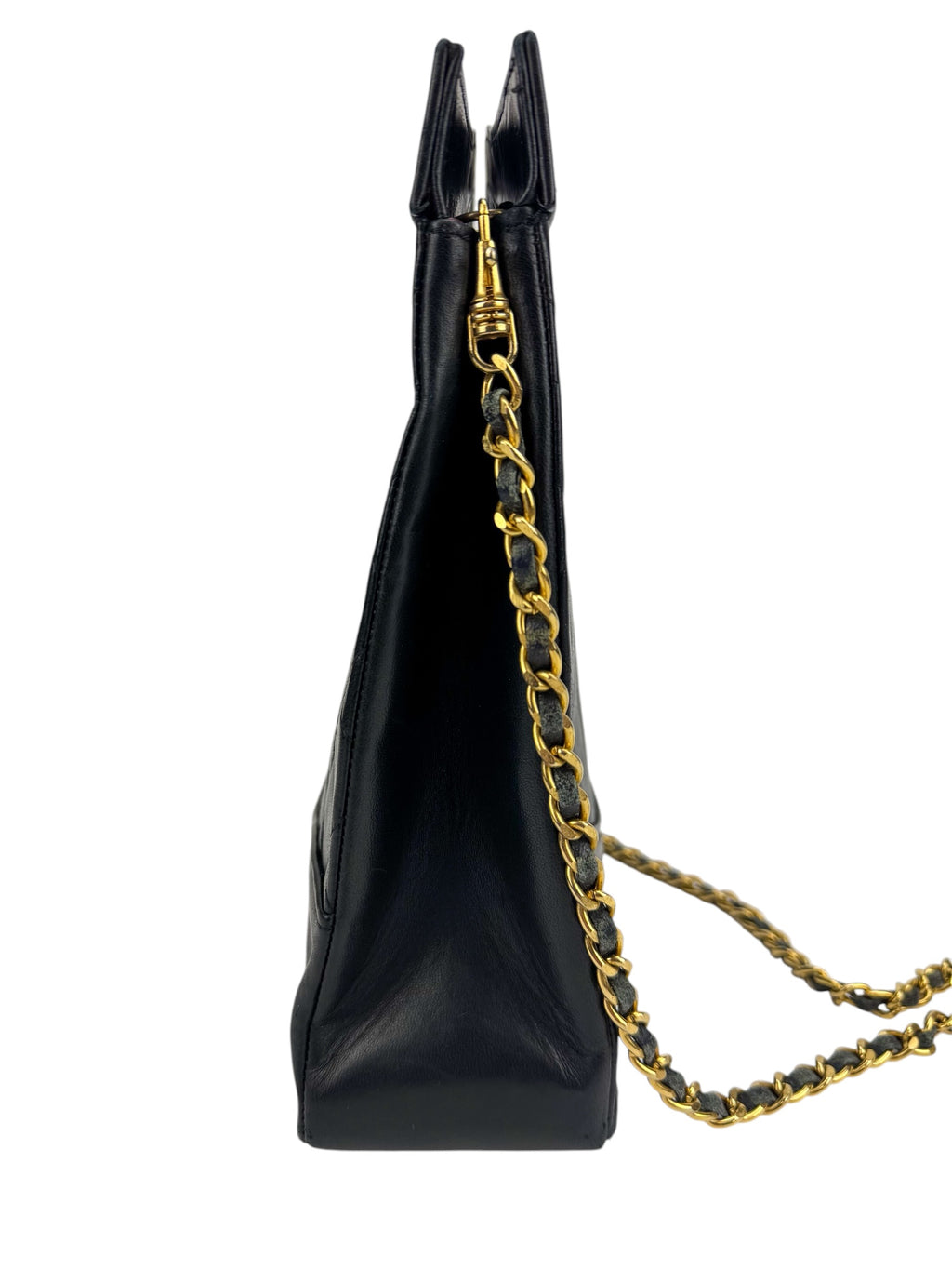 Chanel Vintage Black Quilted Lambskin 31