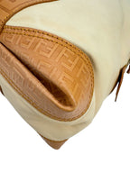 Fendi Cream Leather Tote