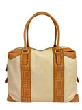 Fendi Cream Leather Tote