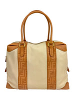 Fendi Cream Leather Tote