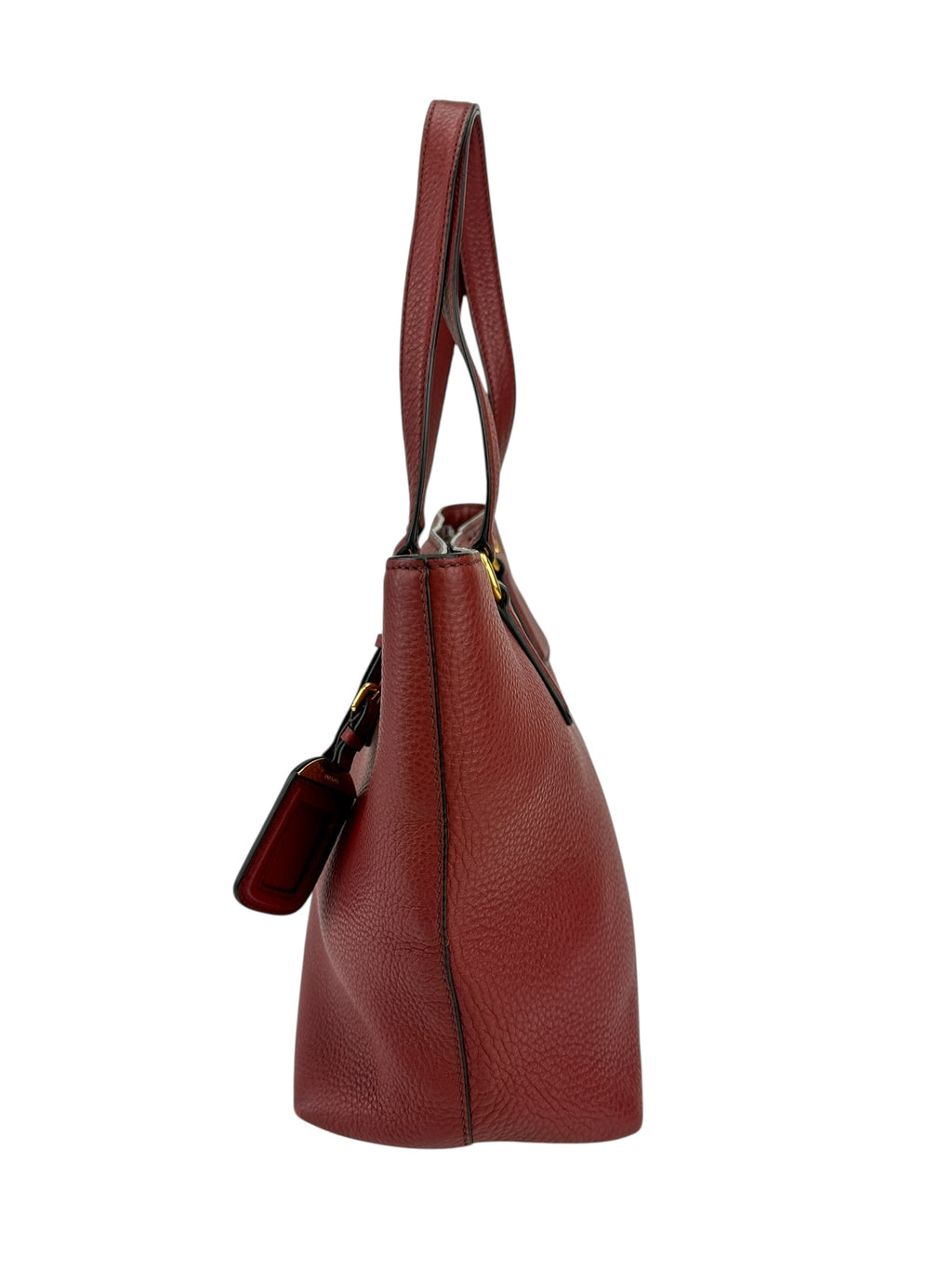 Prada Bordeaux Leather Tote