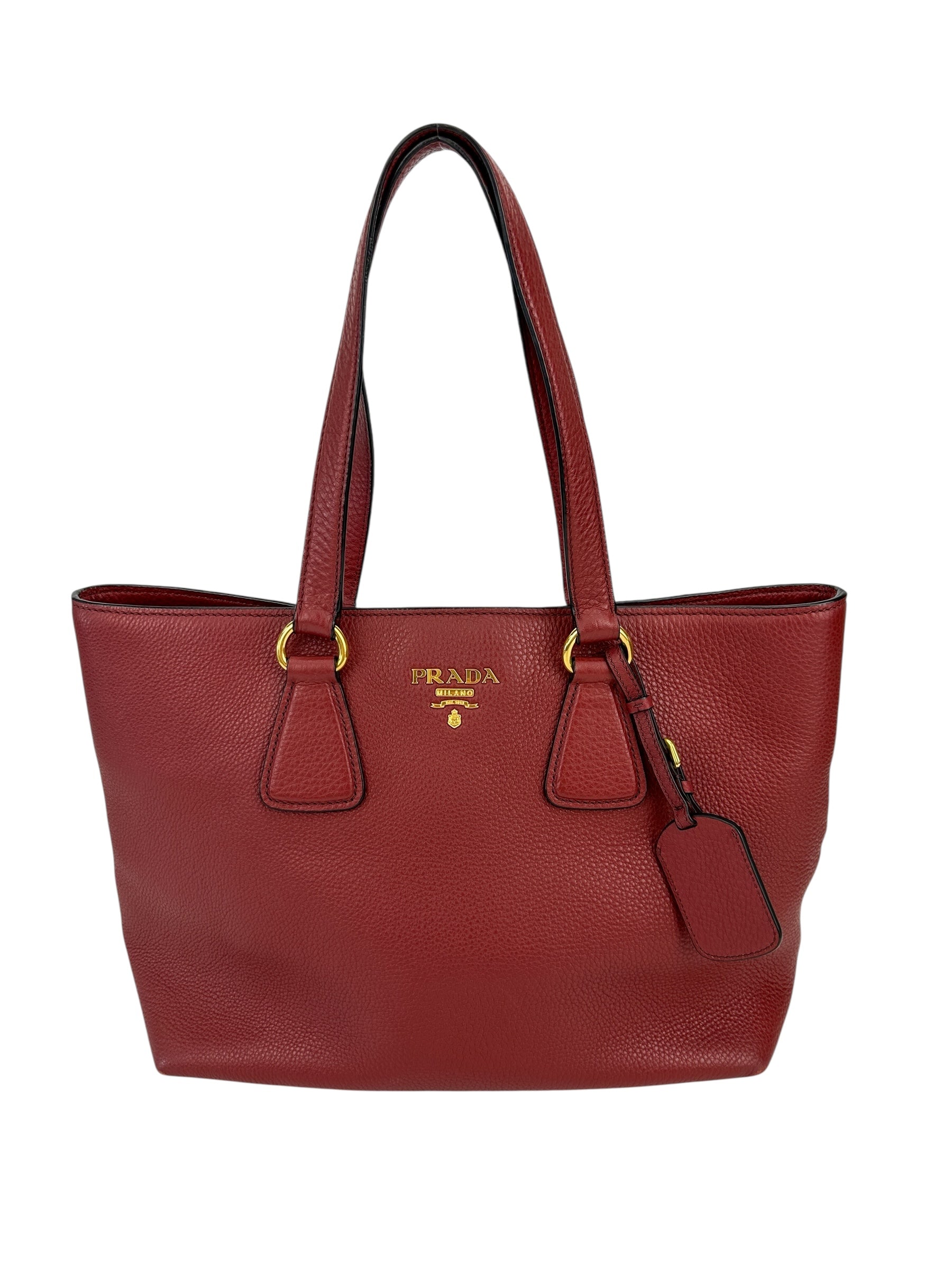 Prada Bordeaux Leather Tote