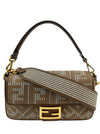 Fendi Beige FF Baguette