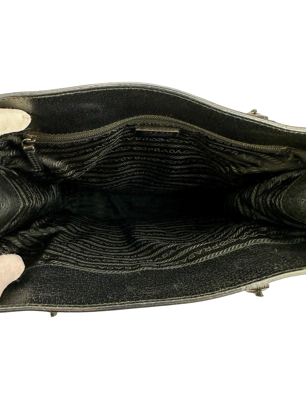 Prada Black Leather Tote