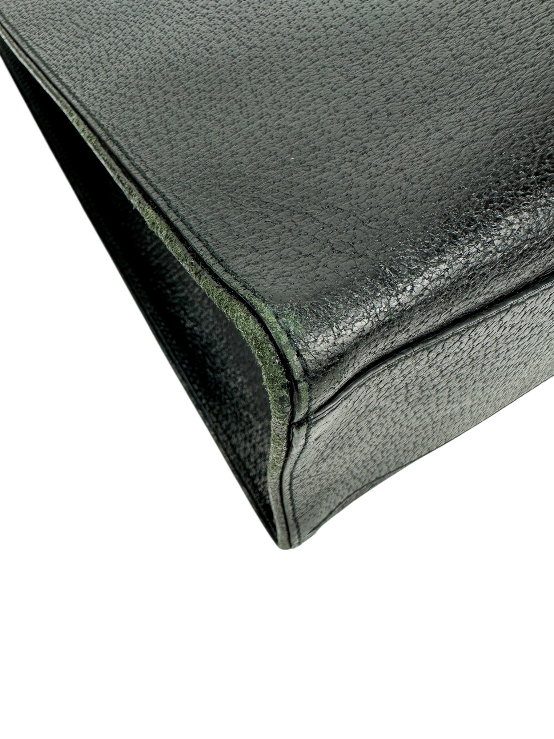 Prada Black Leather Tote