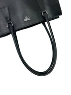Prada Black Leather Tote