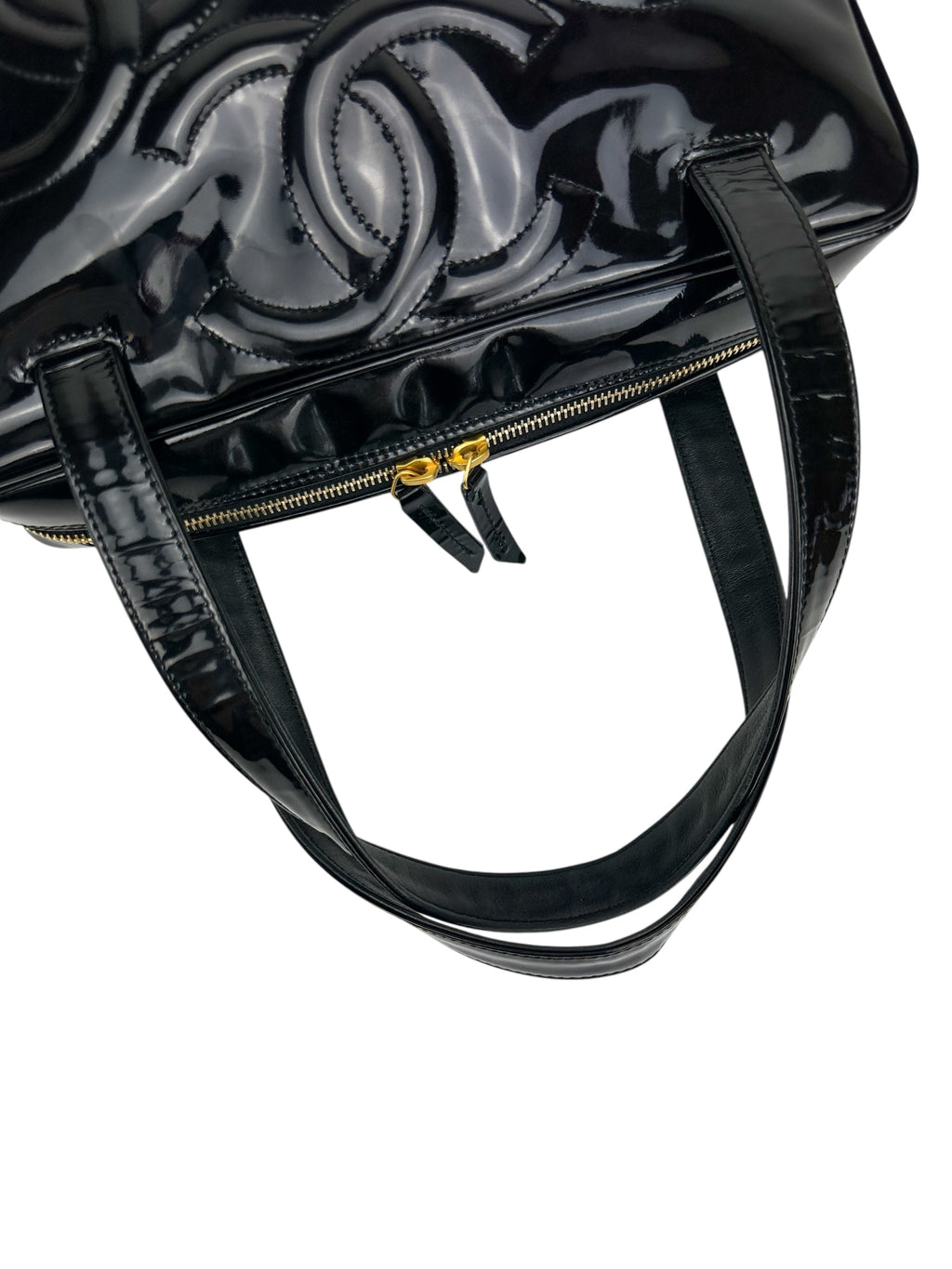 Chanel Black Patent Coco Bag