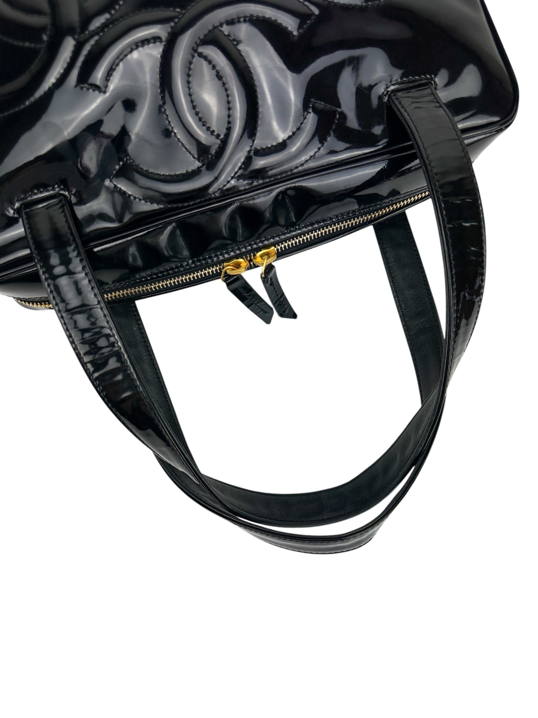 Chanel Black Patent Coco Bag