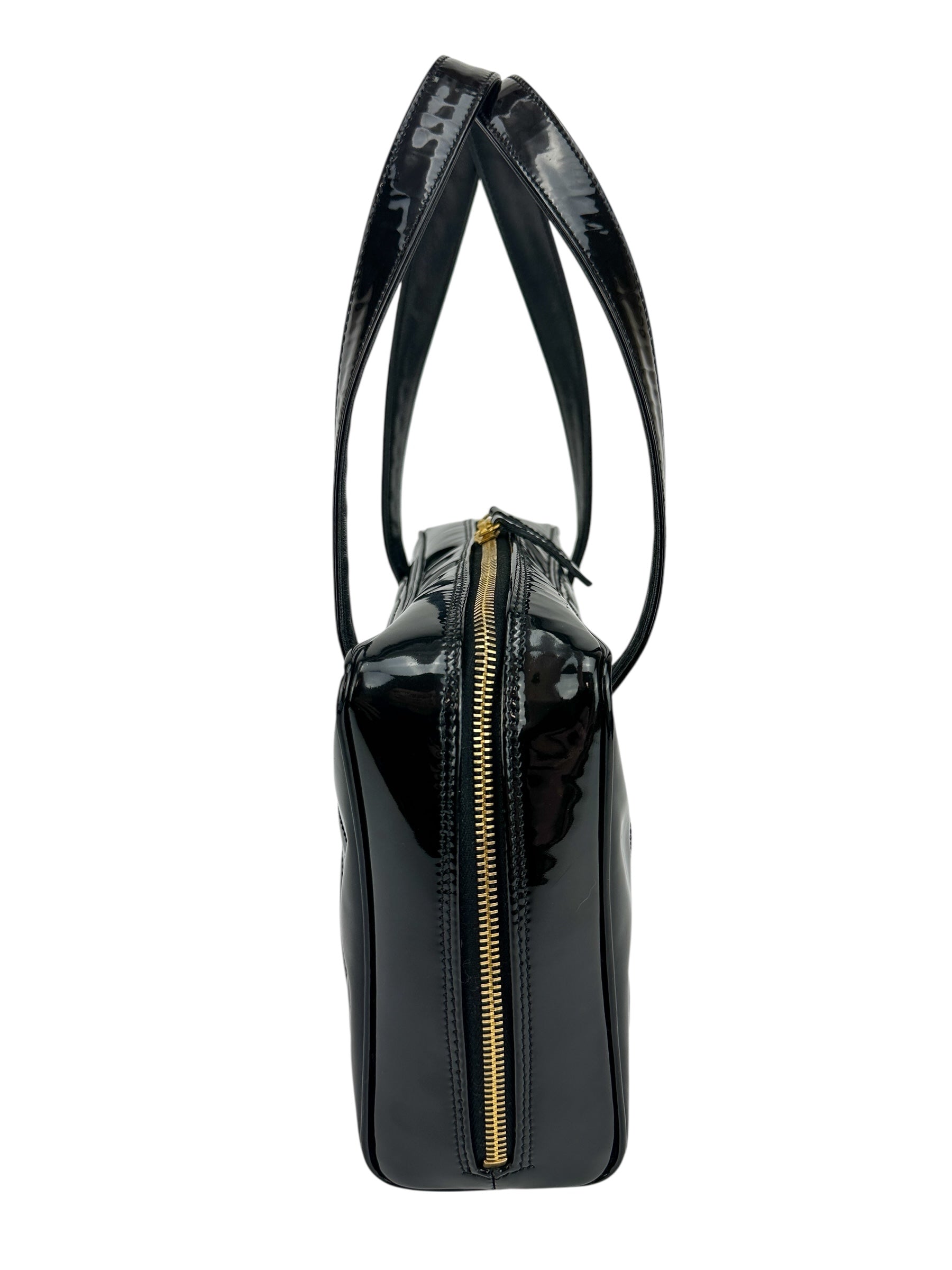 Chanel Black Patent Coco Bag