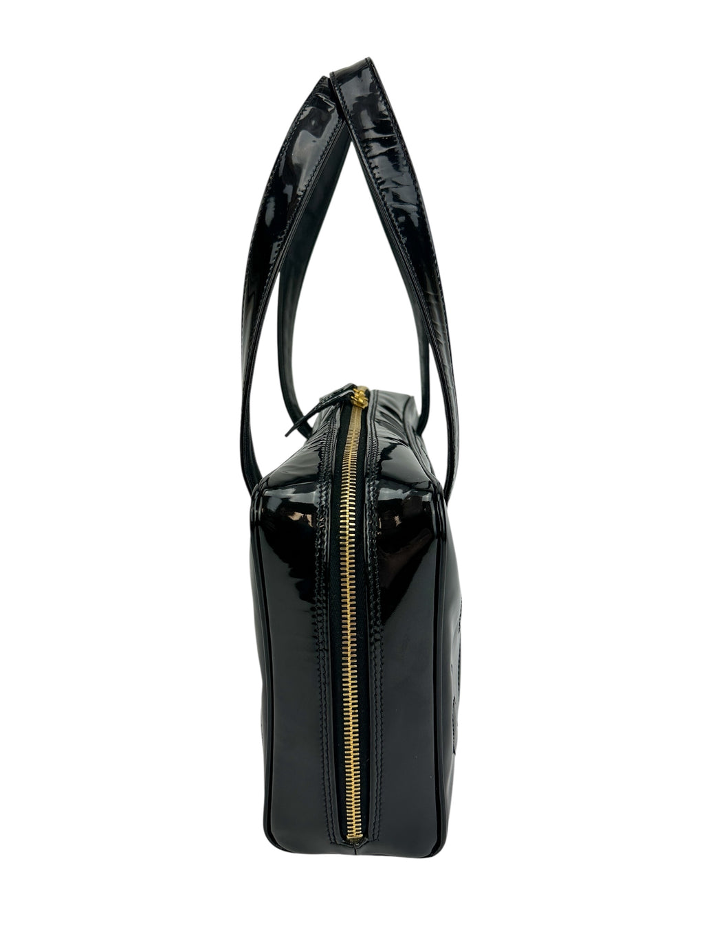 Chanel Black Patent Coco Bag