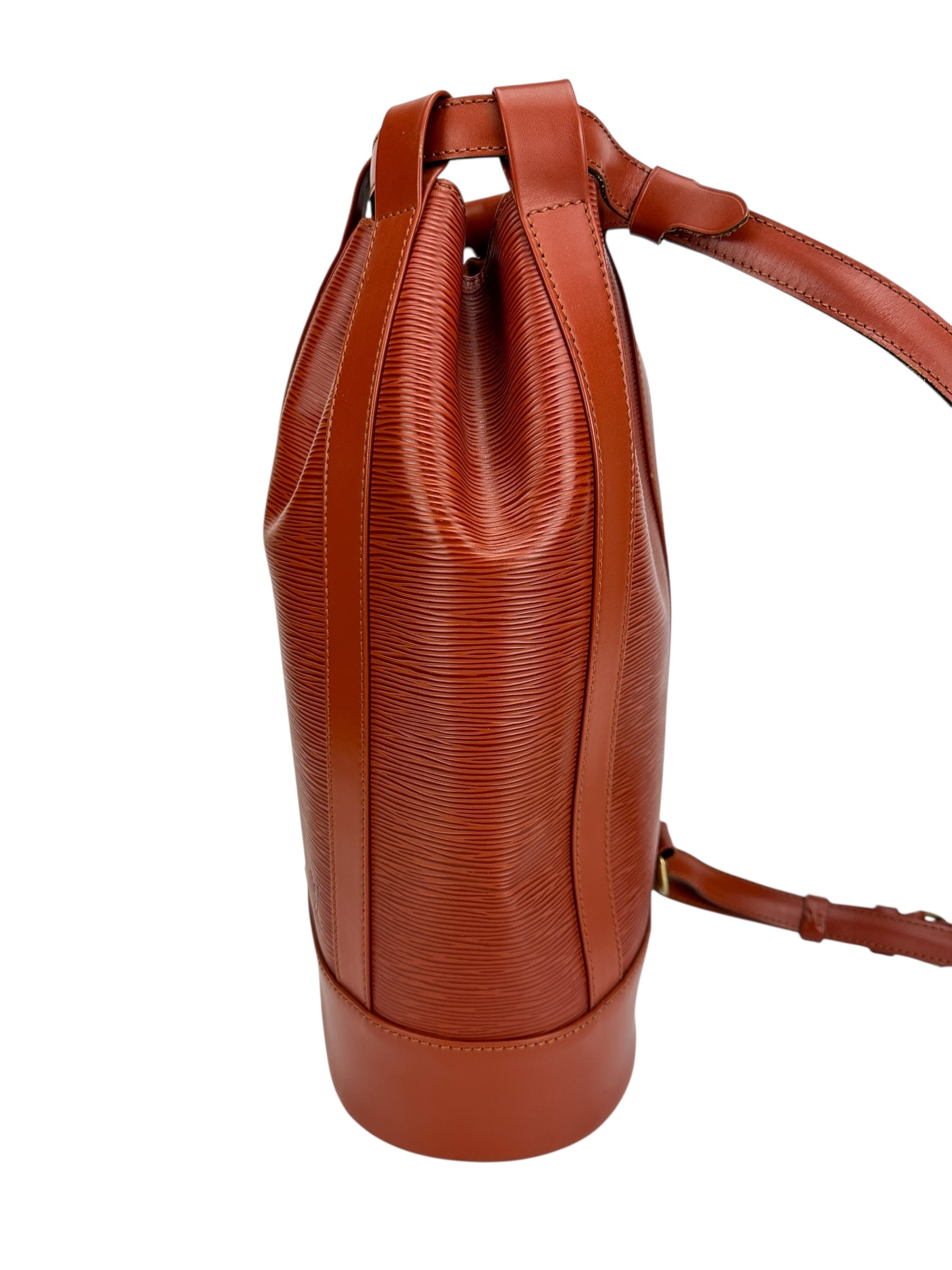 Louis Vuitton Vintage Brown Epi Leather Randonnee PM