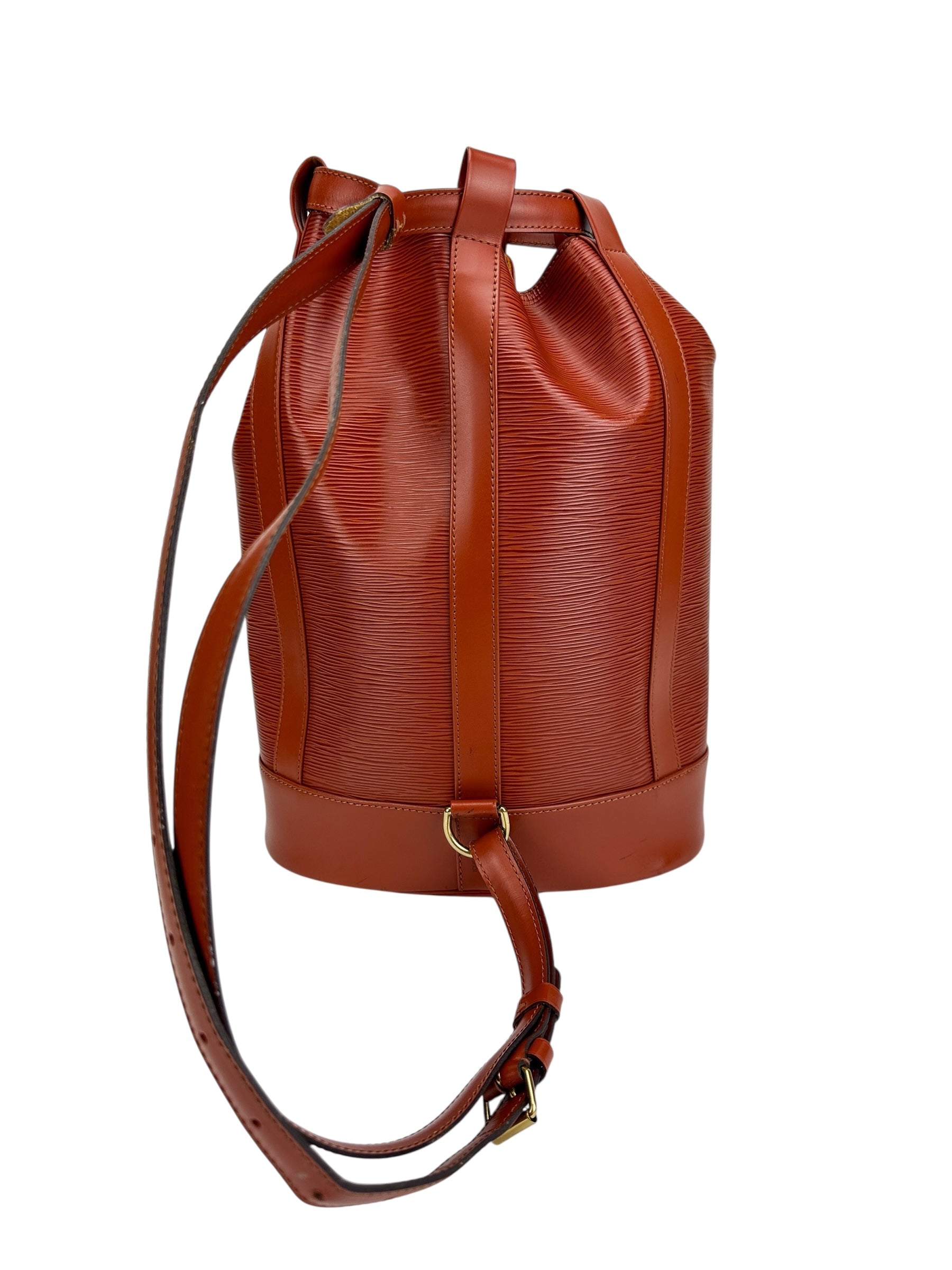 louis vuitton backpack epi radonne Louis Vuitton Vintage Brown Epi Leather Randonnee PM – Joy of Luxury