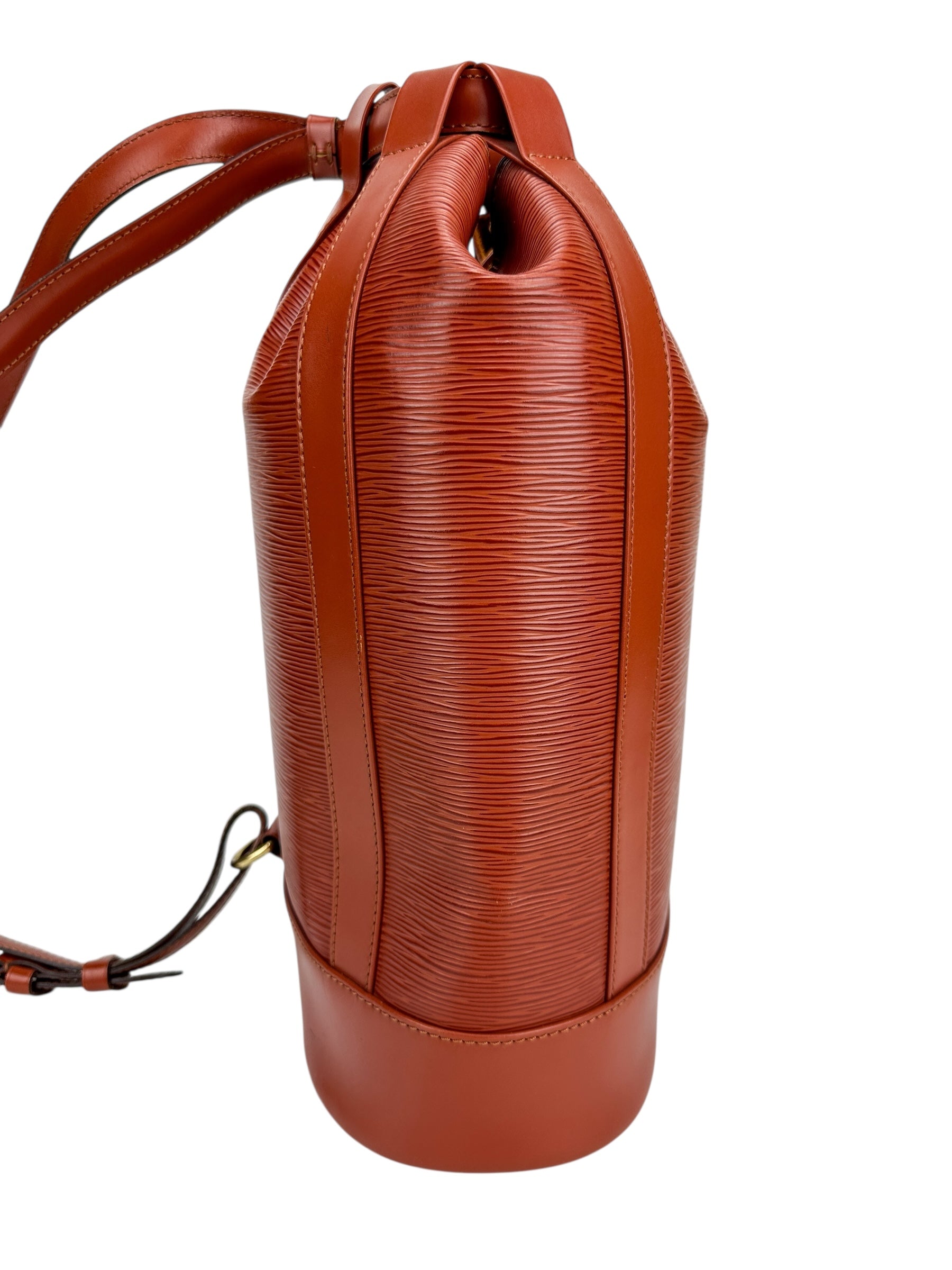 Louis Vuitton Vintage Brown Epi Leather Randonnee PM