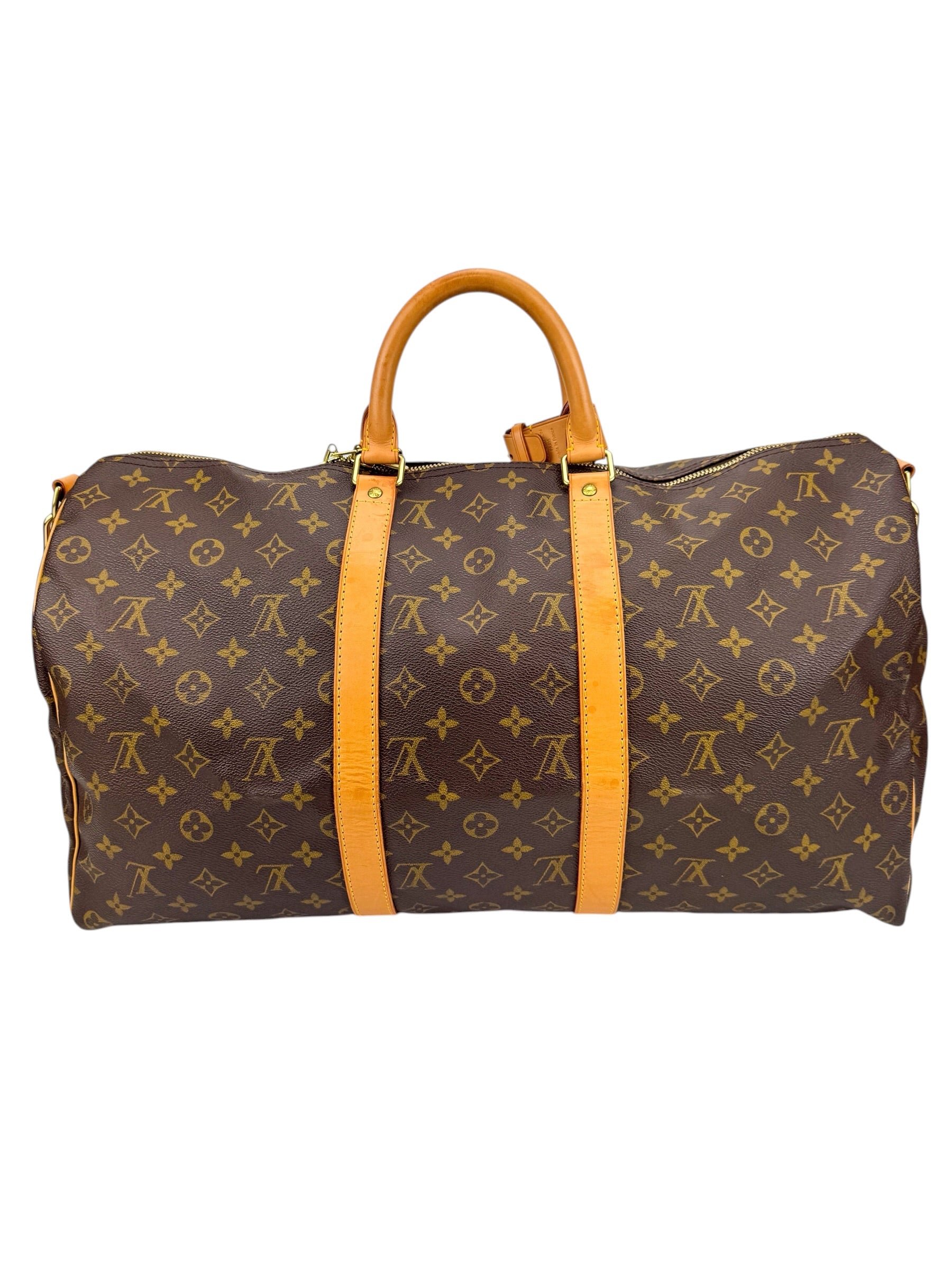 Louis Vuitton Vintage Monogram Bandouliere Keepall 50