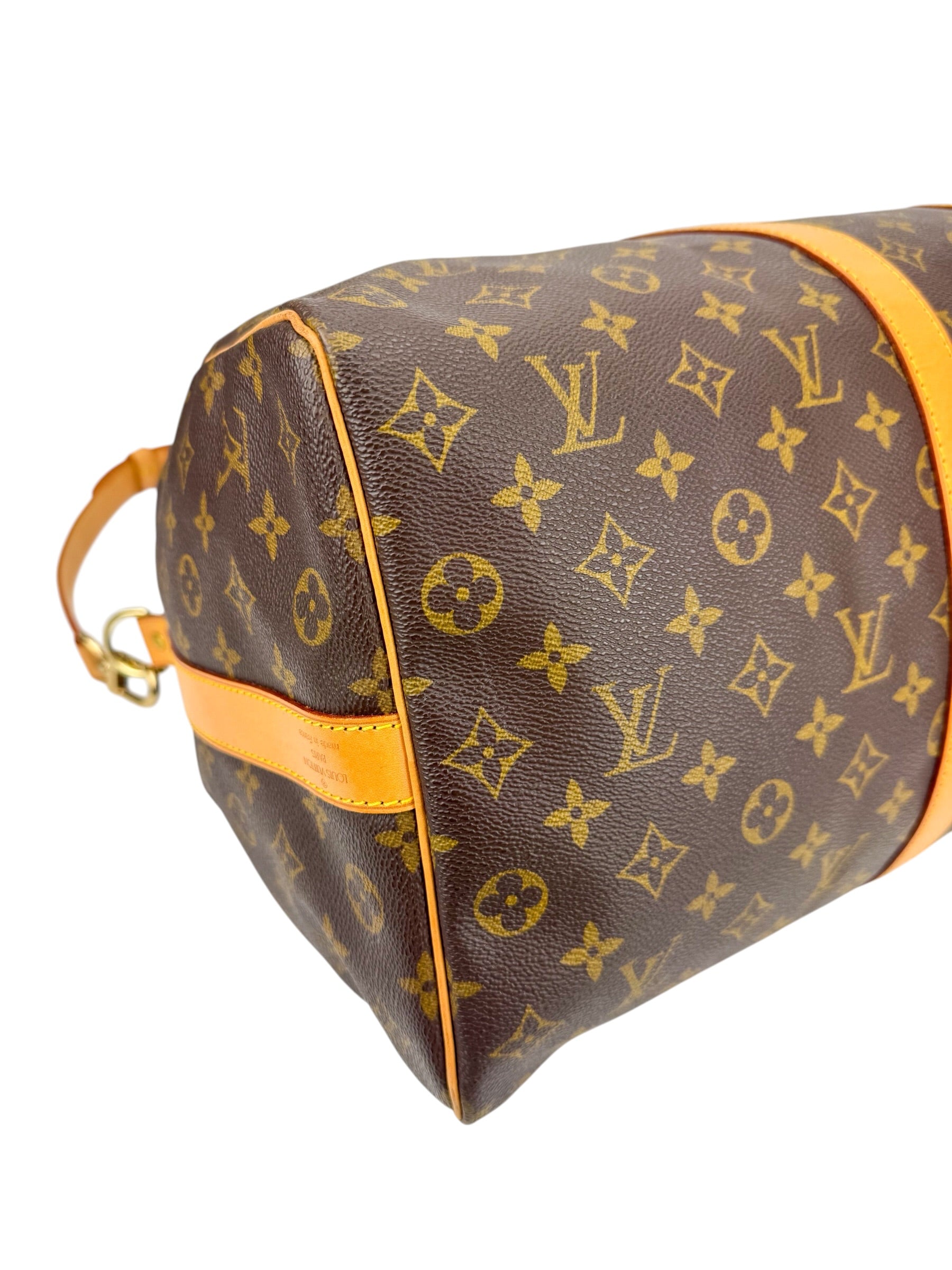 Louis Vuitton Vintage Monogram Bandouliere Keepall 50