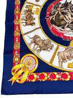 Hermès Chevaux Trait Scarf 90cm