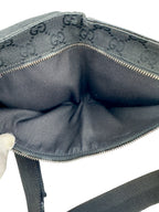 Gucci Black GG Canvas Bum Bag
