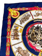 Hermès Chevaux Trait Scarf 90cm
