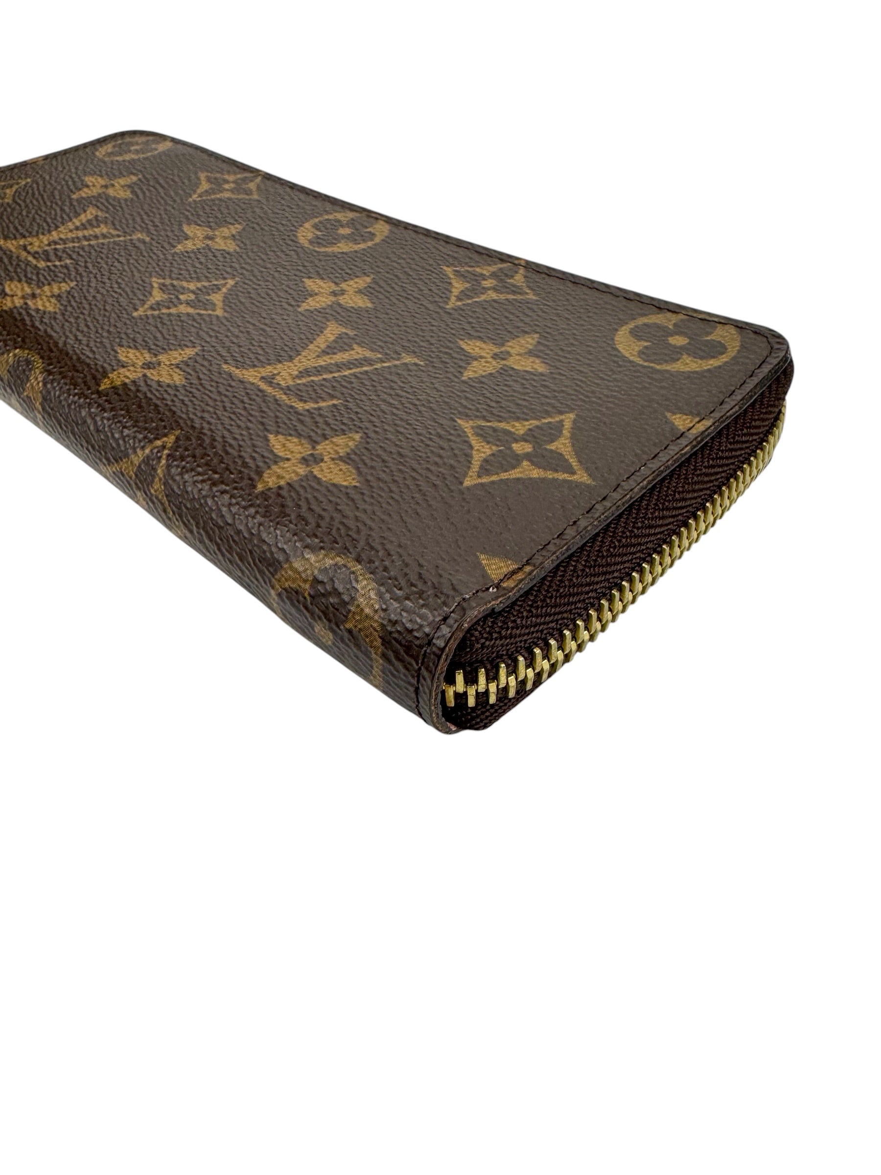 Louis Vuitton Monogram Clemence Zip Around Wallet
