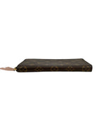 Louis Vuitton Monogram Clemence Zip Around Wallet