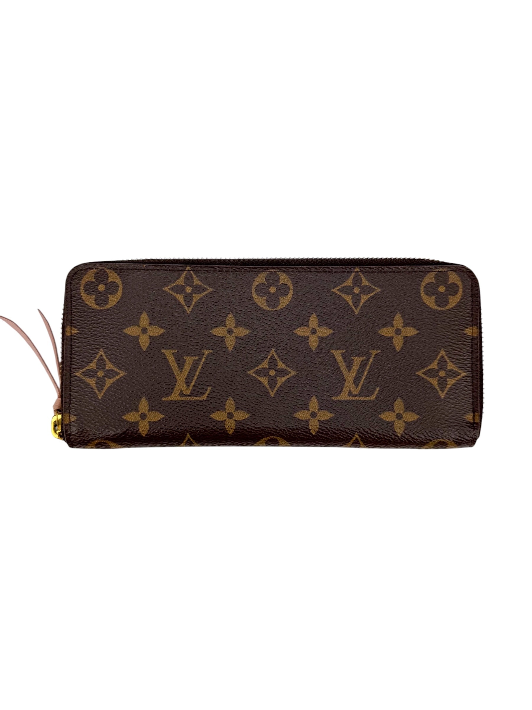 Louis Vuitton Monogram Clemence Zip Around Wallet