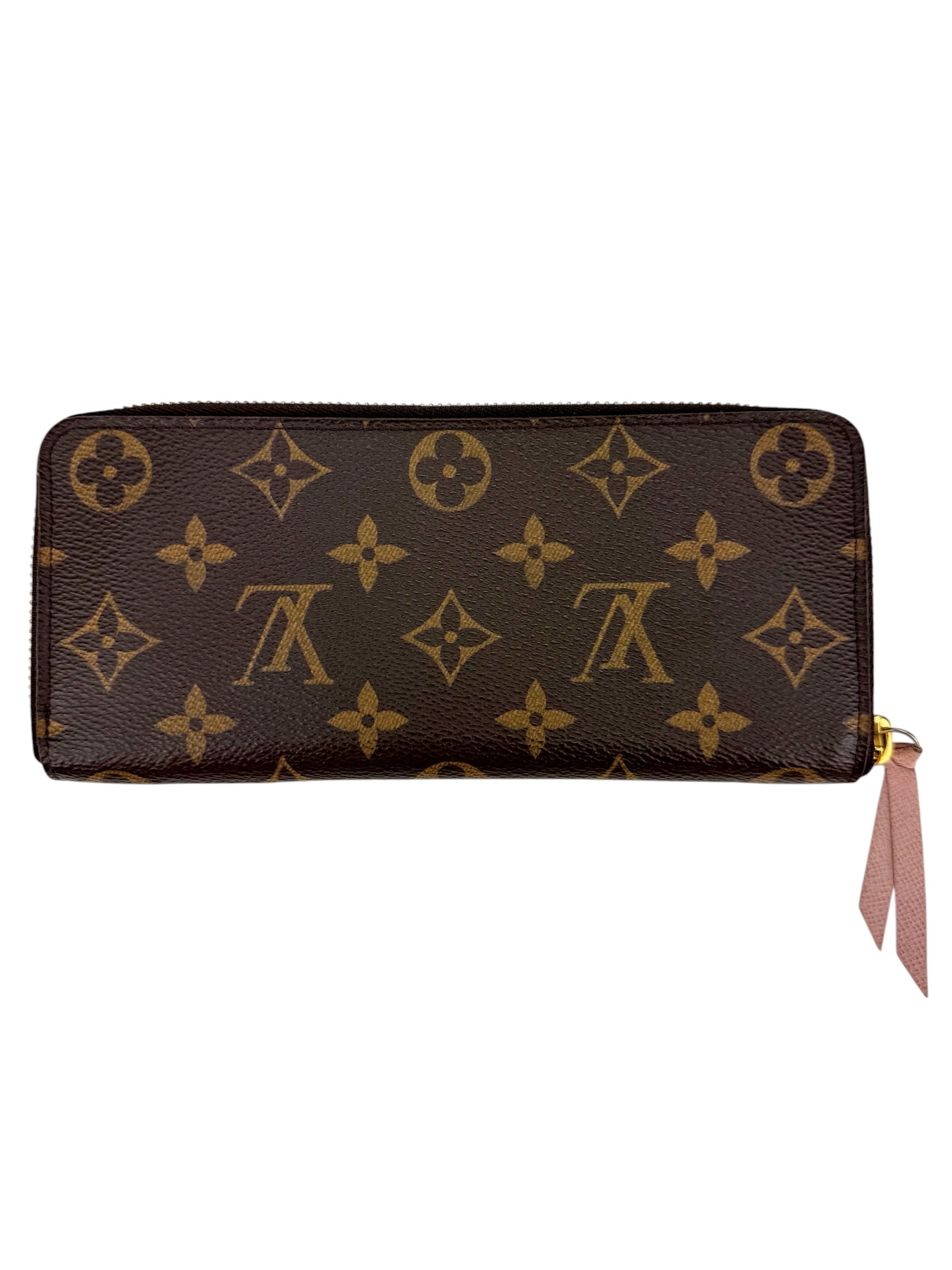 Louis Vuitton Monogram Clemence Zip Around Wallet