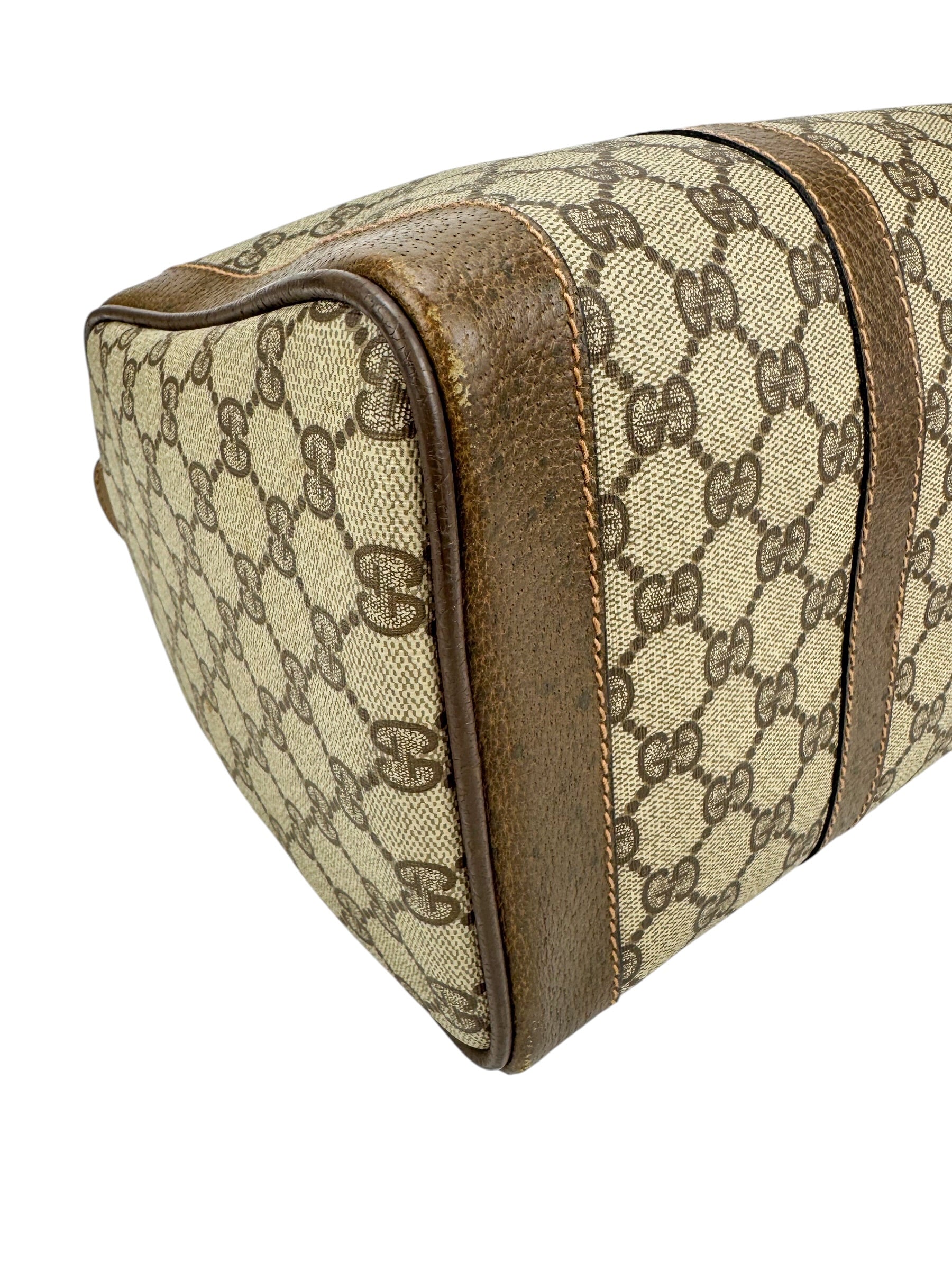 Gucci Supreme Coated Canvas Boston Bag