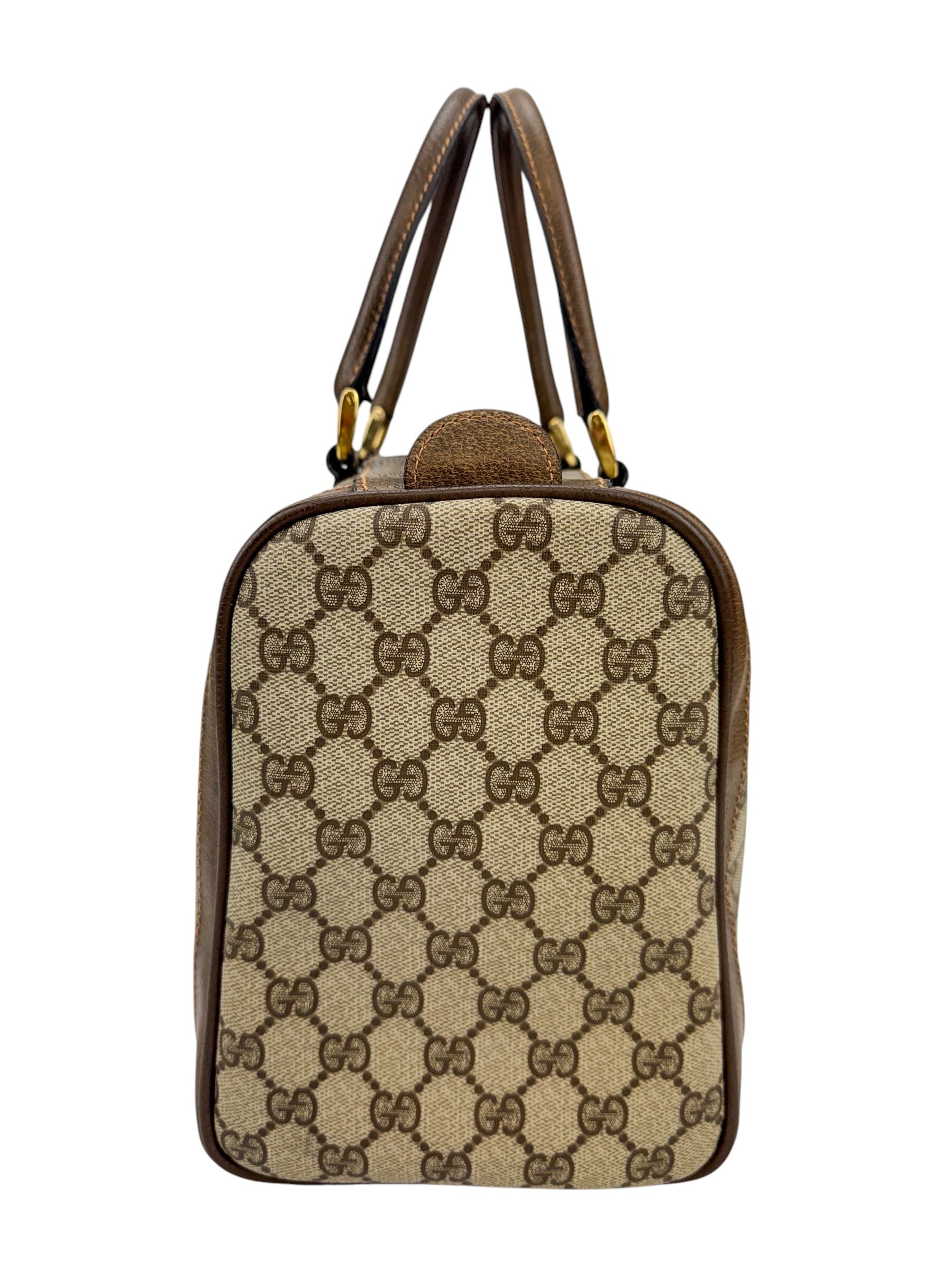 Gucci Supreme Coated Canvas Boston Bag