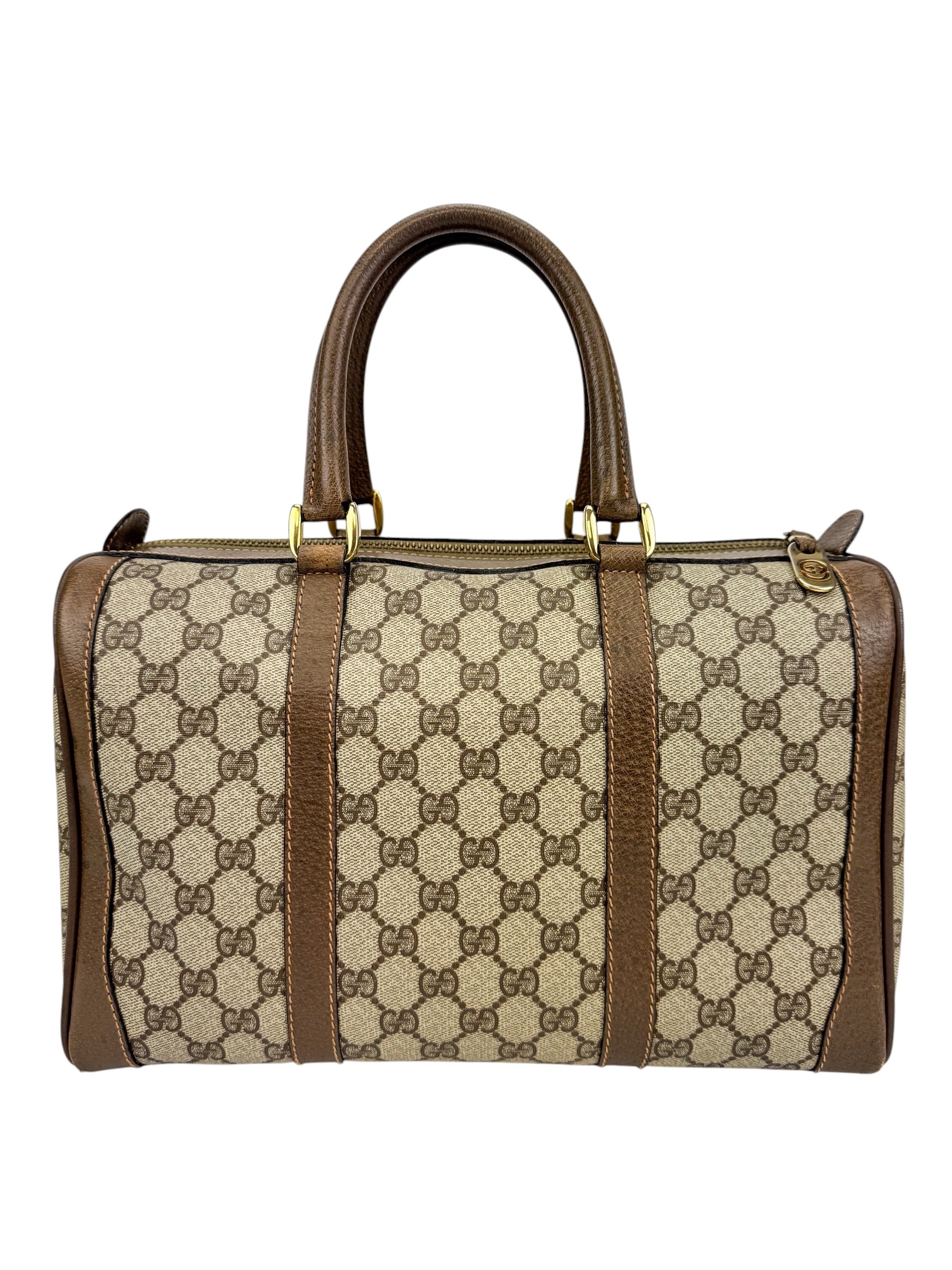 Gucci Supreme Coated Canvas Boston Bag