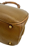Gucci Brown Lady Lock Bamboo Bag
