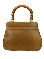 Gucci Brown Lady Lock Bamboo Bag