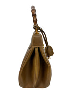 Gucci Brown Lady Lock Bamboo Bag