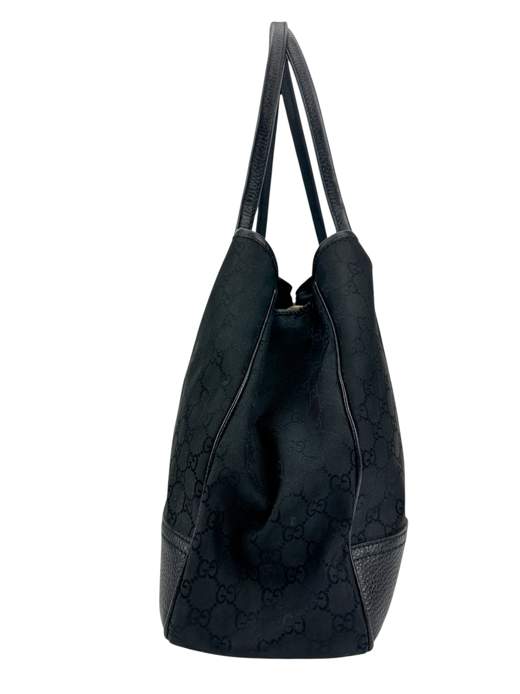 Gucci Black Canvas Princy Tote Bag