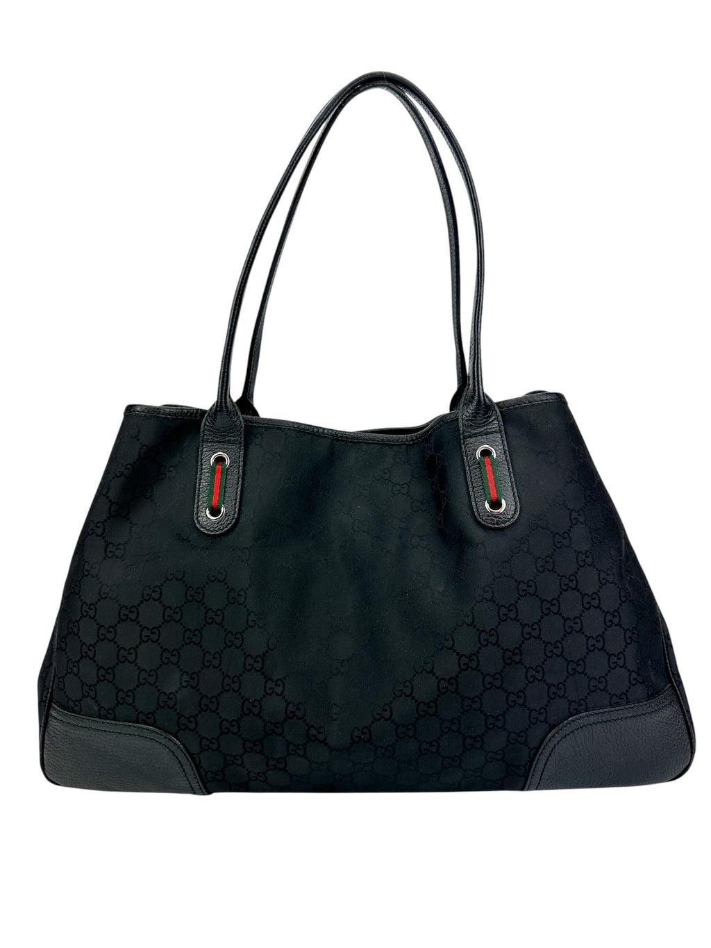 Gucci Black Canvas Princy Tote Bag