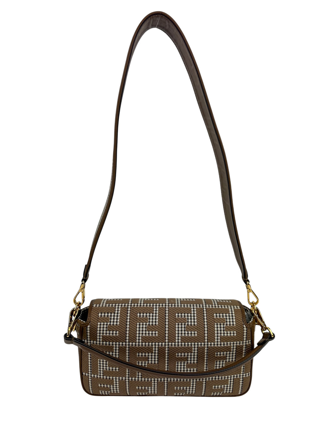 Fendi Beige FF Baguette