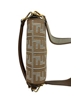 Fendi Beige FF Baguette