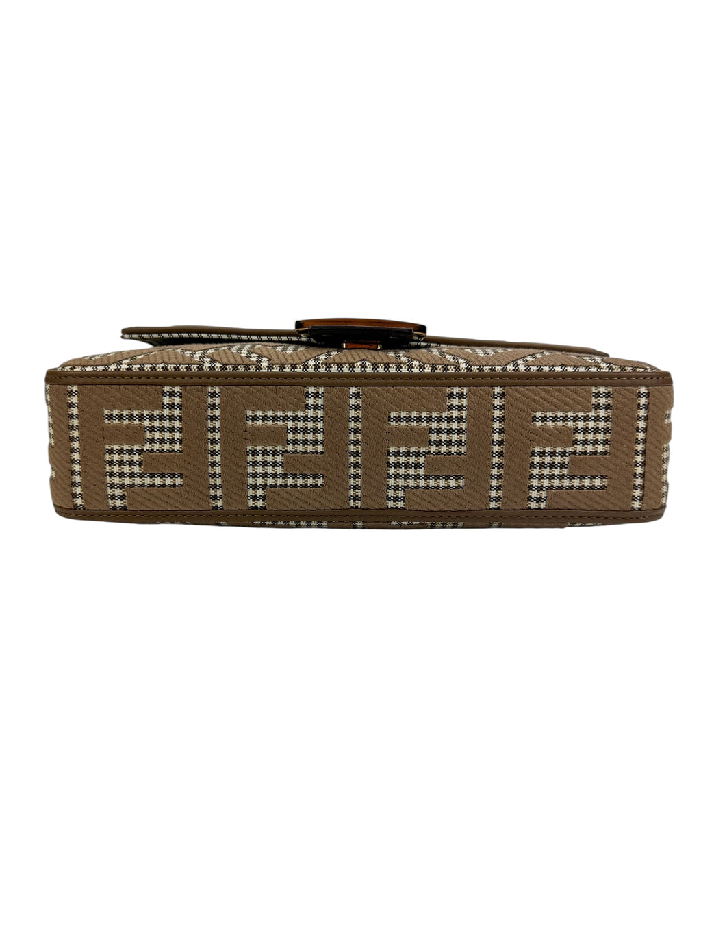 Fendi Beige FF Baguette